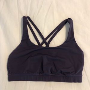 Lululemon Energy Bra, Size 8, Plum Purple